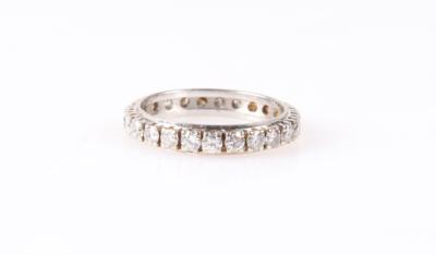 Brillant Memoryring zus. 1,16 ct (graviert) - Jewellery and watches