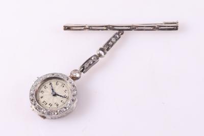 Diamant Anhängeuhr (sog. Schwesternuhr) 1 Drittel 20. Jhdt. - Hodinky a pánské doplňky