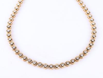 Brillant Collier zus. ca. 8,20 ct - Gioielli e orologi