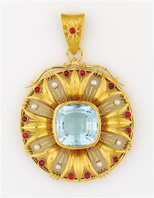 Aquamarin Anhänger ca. 20 ct - Schmuck