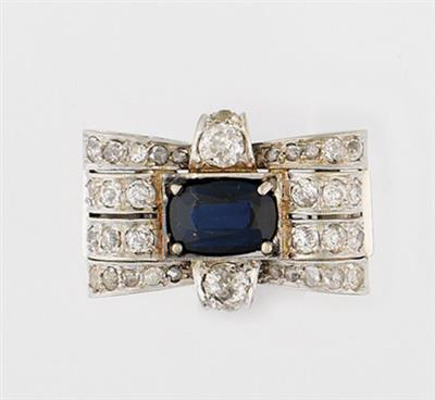 Saphir Diamant Damenring - Jewellery