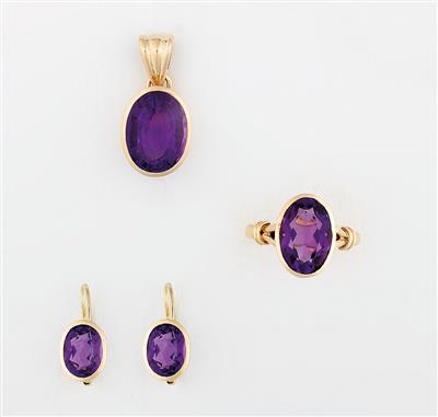 Amethyst Damenschmuckgarnitur - Jewellery