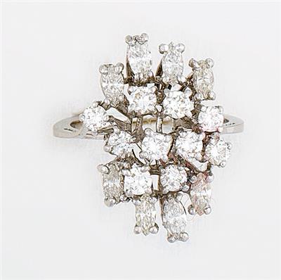 Brillant Diamant Damenring - Schmuck