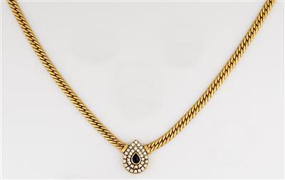 Brillant Saphir Collier - Gioielli