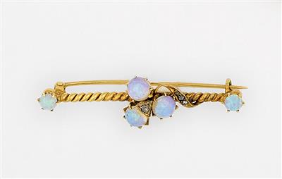 Opal Brosche - Schmuck