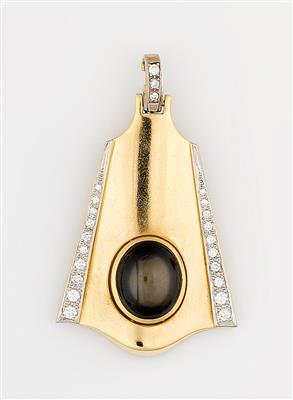 Saphir Brillant Anhänger - Jewellery