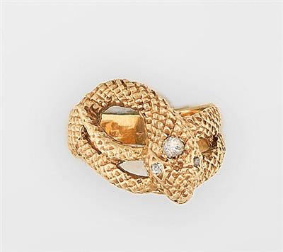 Schlangen Damenring - Jewellery