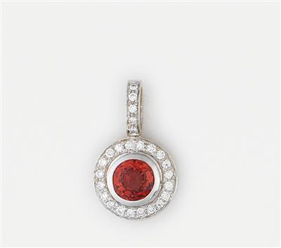 Granat Brillant Damenschmuckgarnitur - Jewellery