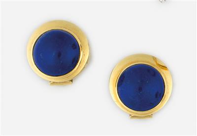 Lapis Lazuli Ohrclips - Jewellery
