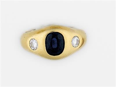 Saphir Brillant Ring - Jewellery