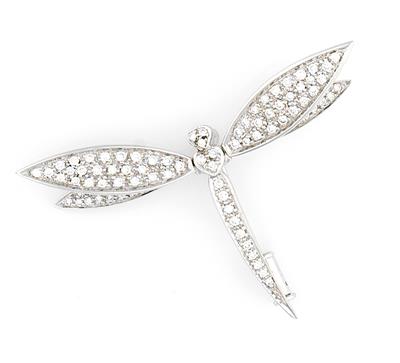 Brillant Brosche "Libelle" - Schmuck und Uhren