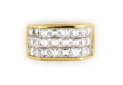 Diamant Damenring zus. ca. 3,80 ct - Jewellery