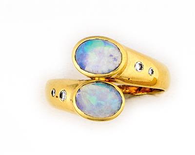 Opal Brillant Damenring - Gioielli