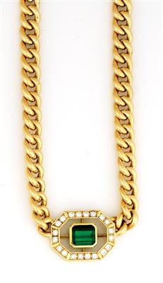 Turmalin Brillant Collier - Jewellery