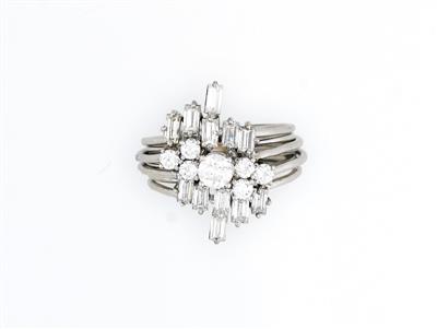 Brillant Diamantring zus. ca. 2,10 ct - Gioielli e orologi