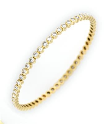 Brillantarmreif zus. ca. 4,00 ct - Schmuck und Uhren