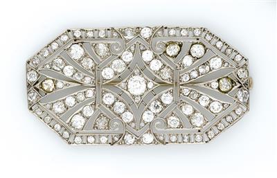 Altschliffdiamant Diamant Brosche - Jewellery and watches