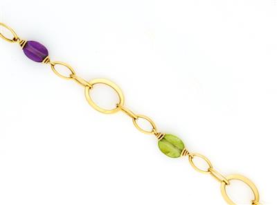 Amethyst Peridot Armkette - Jewellery and watches