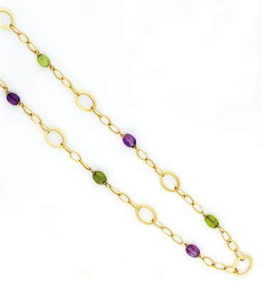 Amethyst Peridot Halskette - Gioielli e orologi