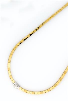 Brillantsolitär Collier ca. 0,15 ct - Schmuck und Uhren