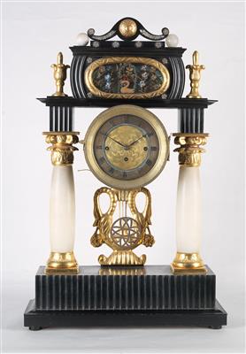 Biedermeier Kommodenuhr - Arte e antiquariato