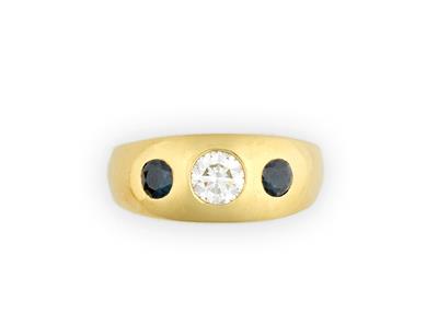 Allianzring zus. ca. 1,65 ct - Jewellery and watches