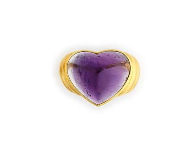 Amethyst Damenring "Herz" - Jewellery and watches