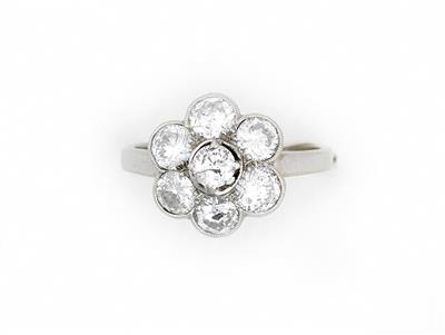 Brillant Damenring zus. ca. 2,00 ct - Schmuck und Uhren