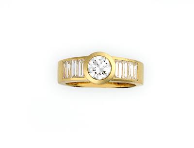 Brillant Diamantring zus. ca. 2,40 ct - Jewellery and watches