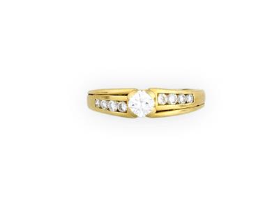 Brillantring zus. ca. 0,65 ct - Gioielli e orologi