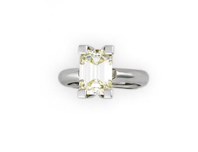 Diamant Damenring ca. 3,80 ct - Gioielli e orologi