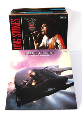 31 LPs Rock/Hardrock/Jazzrock z. B. Deep Purple, - Musikinstrumente, historische Unterhaltungstechnik und Schallplatten