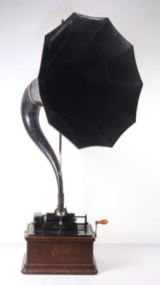 Phonograph Edison Fireside Model A - Hudební nástroje, historická zábavní elektronika a desky