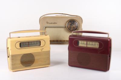 3 Portableradios - Tecnologia e registri storici dell'intrattenimento