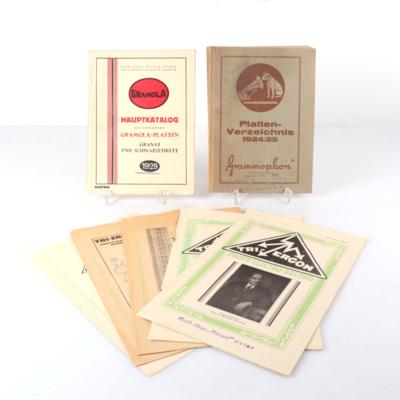 Grammophon Plattenverzeichnis 1924/25 - Historická zábavní technika a záznamy