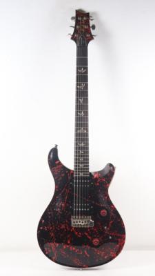 E-Gitarre PRS(Paul Reed Smith) Custom 24 Blood Splattered), - Hudební nástroje
