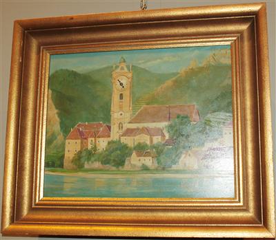 Bilderuhr "Dürnstein an der Donau" - Sommerauktion