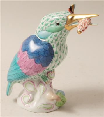 Eisvogel mit Fisch, - Summer-auction