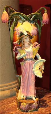 Jugendstil-Bodenvase, - Summer-auction