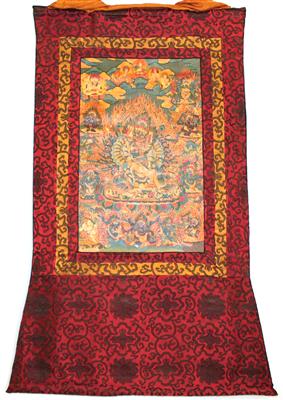 Nepal: Thangka-Rollbild. - Summer-auction