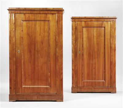 Paar Biedermeier Schränke, - Summer-auction