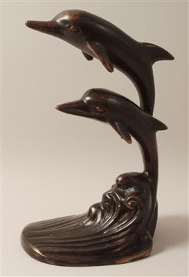 Zwei Delfine, - Summer-auction