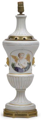 Tischlampe mit Lampenschirm und "bronze doré"-Montierung, - Summer-auction