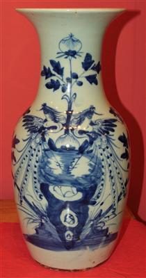 Blau-weiße Vase, - Antiquariato e Dipinti