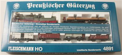 Fleischmann H0, Preussischer Güterzug 4891, - Saisoneröffnungs-Auktion Antiquitäten & Bilder