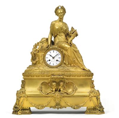 Große Louis Philippe Bronzeuhr "Ceres" - Antiques and Paintings