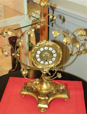 Historismus Bronzeuhr - Saisoneröffnungs-Auktion Antiquitäten & Bilder
