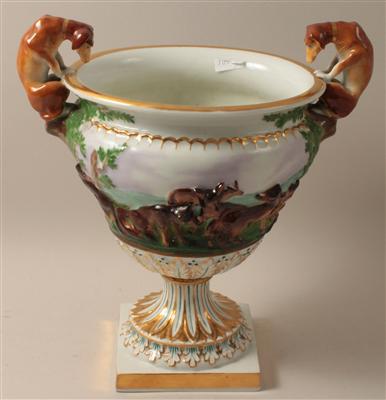 Sockelvase, - Antiques and Paintings