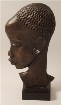 Afrikanischer Kopf, - Starožitnosti, Obrazy