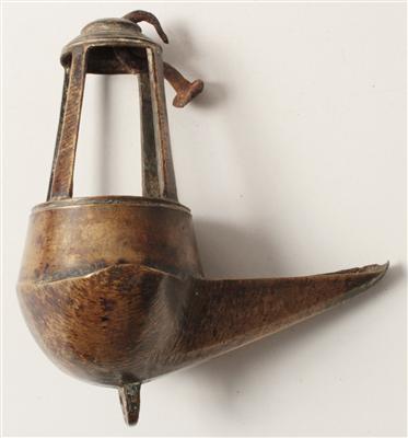 Öllampe aus Bronze - Antiquariato e Dipinti